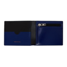 Marni Black and Blue Tribeca Bifold Wallet