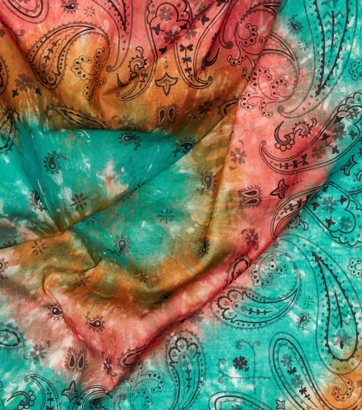 Alanui - Bandana printed cotton chiffon scarf