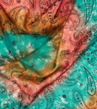 Alanui - Bandana printed cotton chiffon scarf