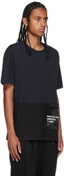 Moncler Genius 7 Moncler FRGMT Fujiwara Navy & Black Packable T-Shirt