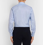 Kingsman - Turnbull & Asser Light-Blue Slim-Fit Cutaway-Collar Cotton-Poplin Shirt - Blue