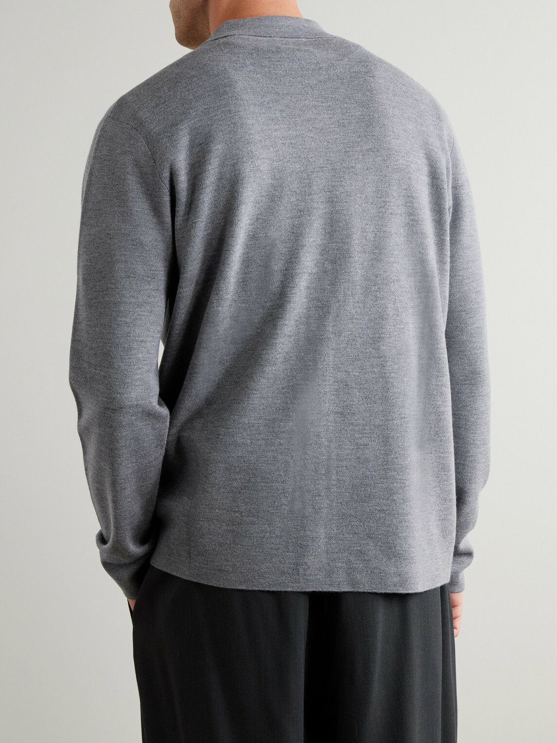 Allude - Virgin Wool Cardigan - Gray