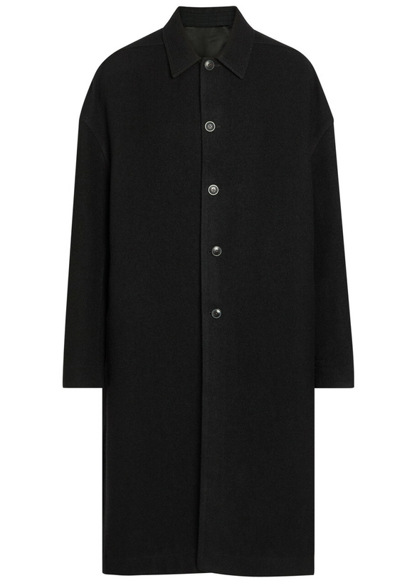Photo: Rick Owens Brad Wool Coat Black