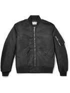 SAINT LAURENT - Shell Bomber Jacket - Black