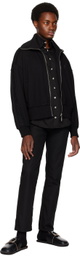 Youths in Balaclava Black Track Spine Jacket