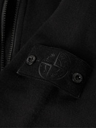 Stone Island - Ghost Fleece-Back Jersey Half-Zip Sweatshirt - Black