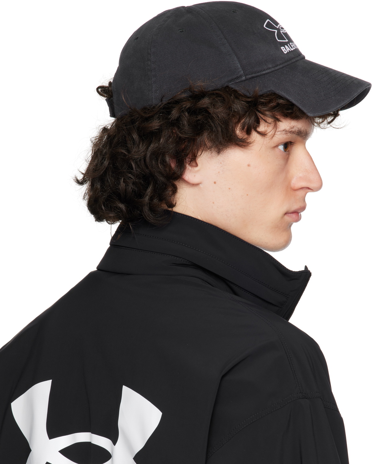 Balenciaga Black Under Armour Edition Wash Cap Balenciaga