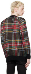 UNDERCOVER Black Check Sweater