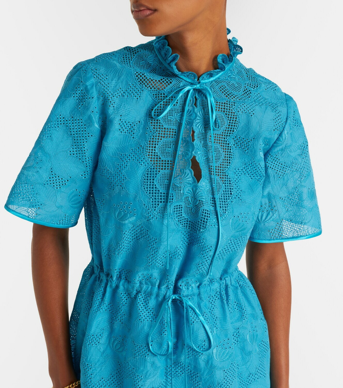Valentino Cotton lace maxi dress