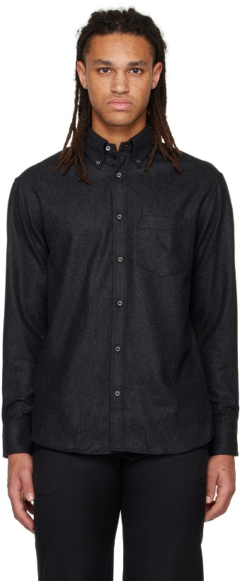 Photo: Dunhill Gray Button Up Shirt