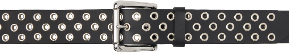 小物 Charles Jeffrey Loverboy belt black Charles Jeffrey LOVERBOY Black Eyelet Belt Charles Jeffrey Loverboy