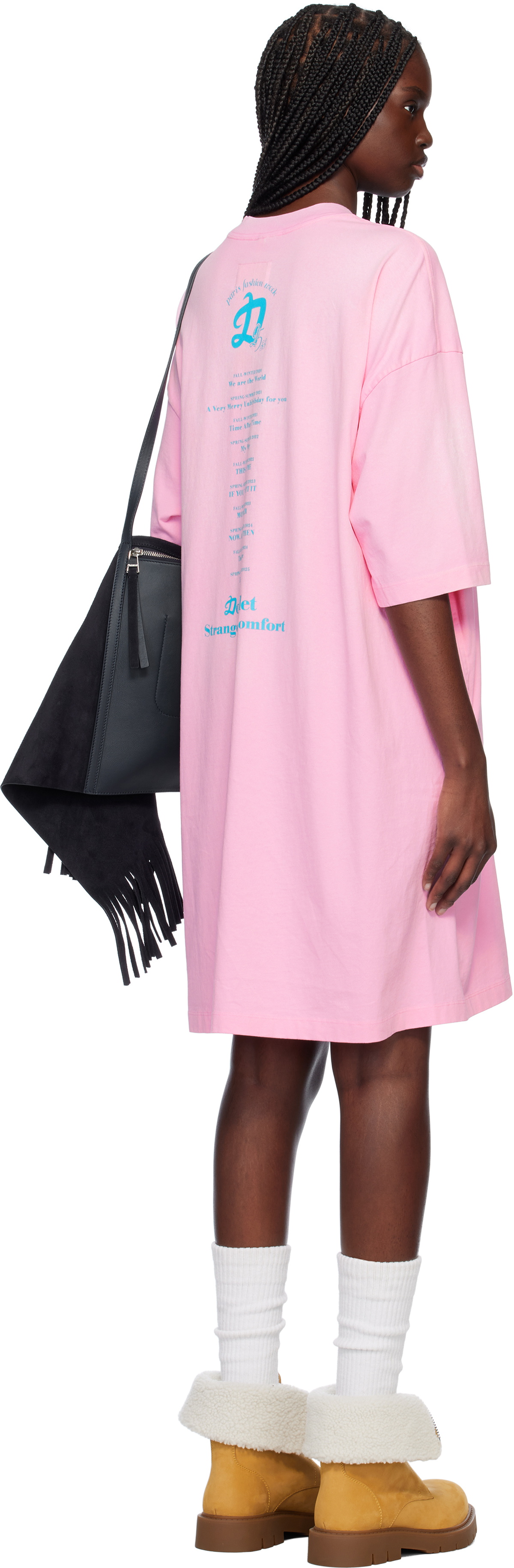 doublet Pink 'Doublet' PFW Tour Minidress
