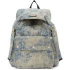 Saint Laurent Blue Denim Noe Backpack