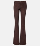 Stouls Pawlonia suede flared pants