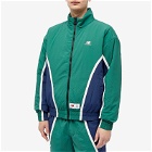 New Balance Men's Hoops Woven Jacket in Team Forest Green