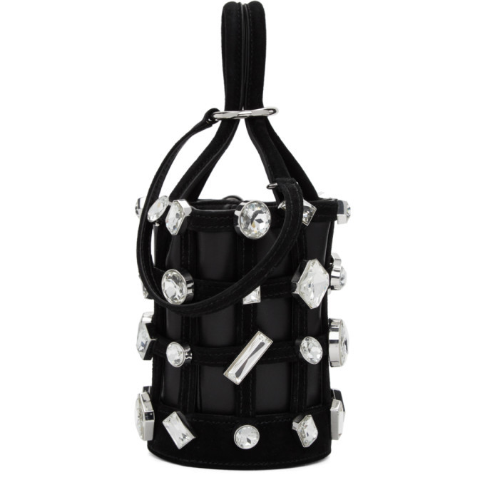 Alexander Wang Black Micro Roxy Cage Bucket Bag Alexander Wang