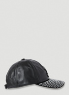 JW Anderson - Crystal Embellished Baseball Cap in Black