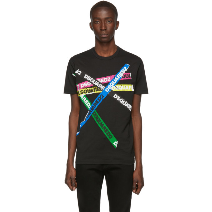 Photo: Dsquared2 Black Cool Fit T-Shirt