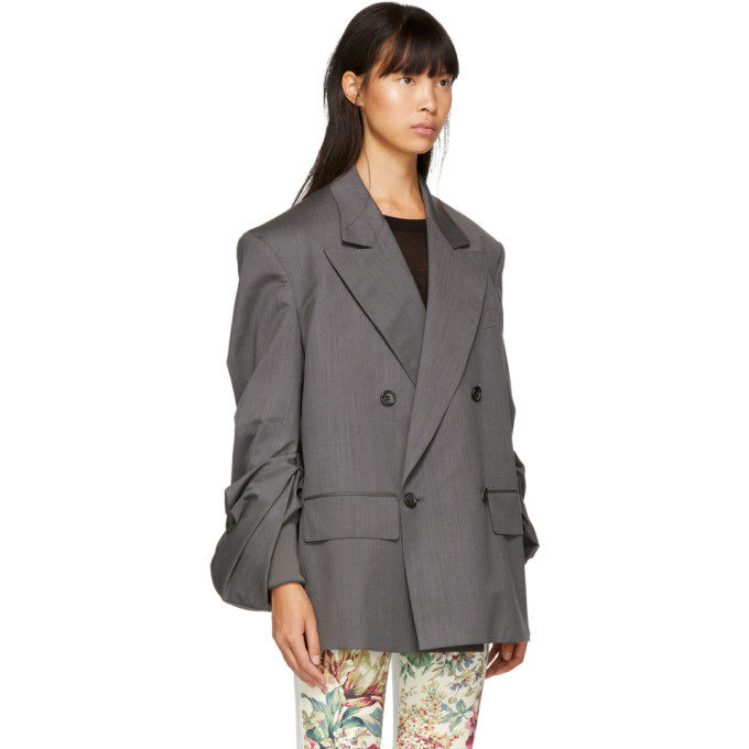Junya Watanabe Grey Oversized Blazer Junya Watanabe