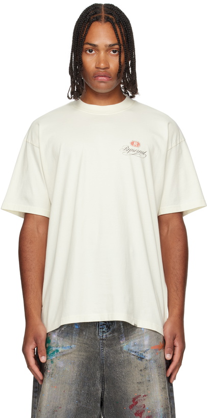 Photo: Represent Off-White Grand Vintage Hand Drawn T-shirt