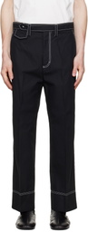 Lanvin Black Workwear Trousers