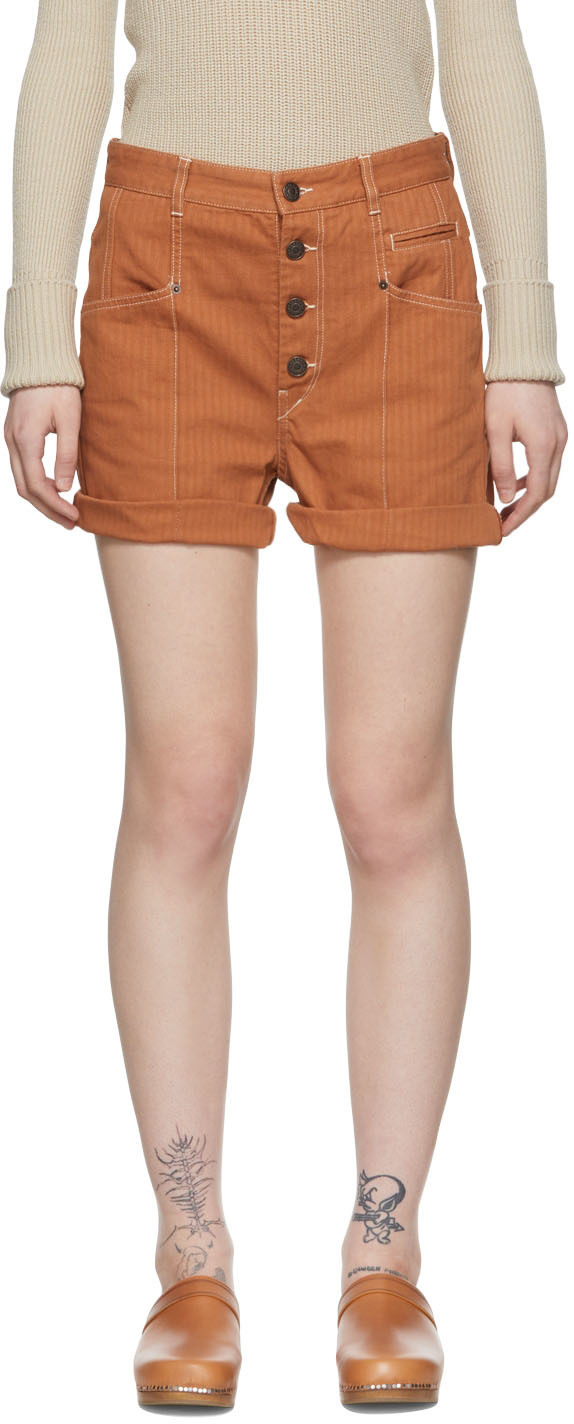 【関税込み】Isabel Marant オレンジ Nadia ショートパンツ orange-nadia-shorts.jpg
