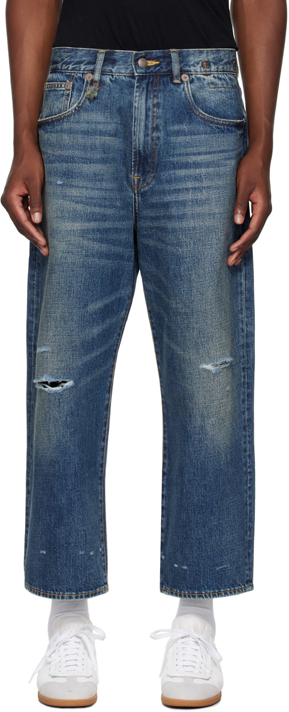 R13 Blue X-Boyfriend Jeans R13
