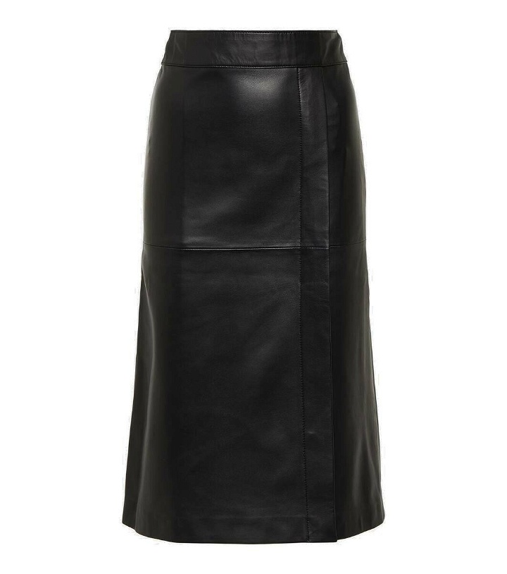 Photo: Joseph Sèvres leather midi skirt