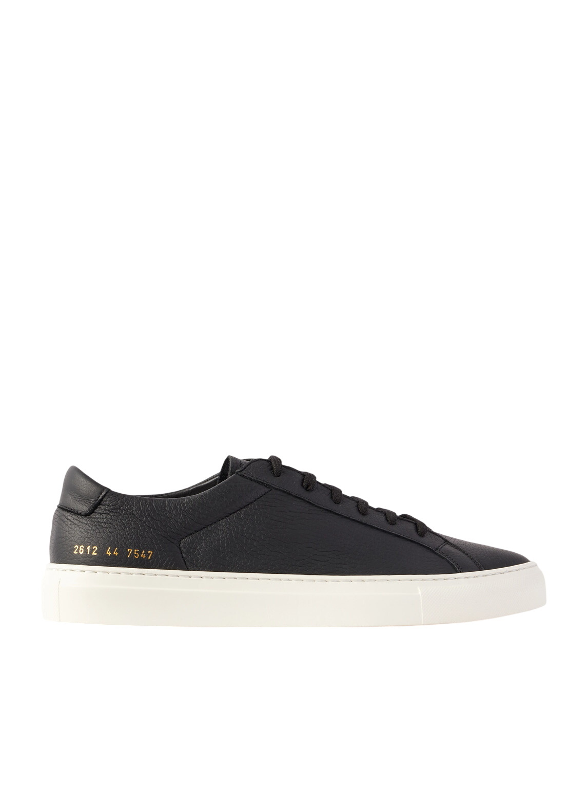 COMMON PROJECTS SUPER SOLE 41 黒 美品 Common Projects - Achilles Super Mesh-Trimmed Leather Sneakers