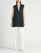 Roberto Collina Womens Blazer in Navy
