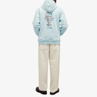 Drôle de Monsieur Men's Vase Popover Hoodie in Light Blue