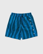 By Parra Aqua Weed Waves Swim Shorts Blue - Mens - Swimwear