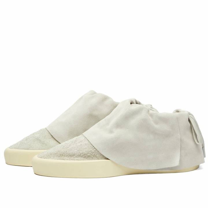 Photo: Fear of God Men's 8th Moc Low Suede Sneakers in Dove Grey