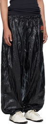 LU'U DAN Black Shell Sweatpants