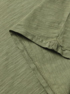 ALEX MILL - Standard Slim-Fit Slub Cotton-Jersey T-Shirt - Green