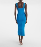 Galvan Atalanta ribbed-knit cocktail dress