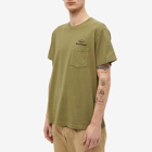 Battenwear Men's Team Pocket T-Shirt in Olive