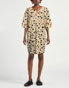Manila Grace Womens Mini dress Sand