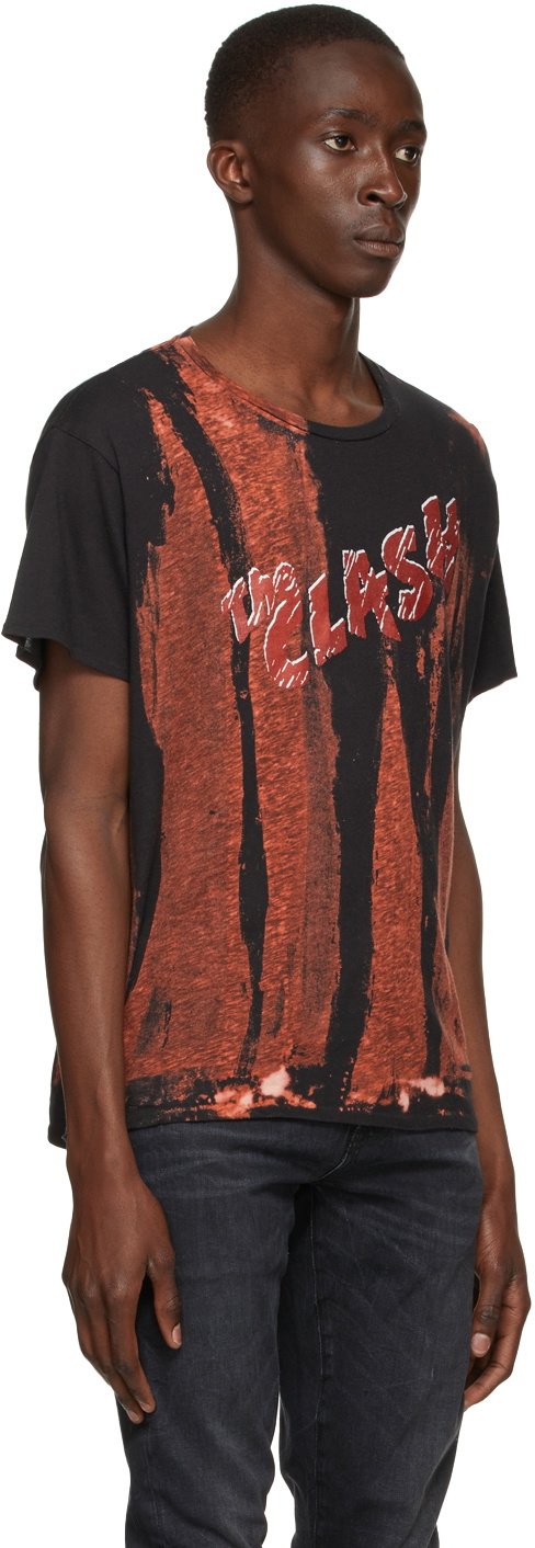 R13 Black Red The Clash Boy T Shirt R13