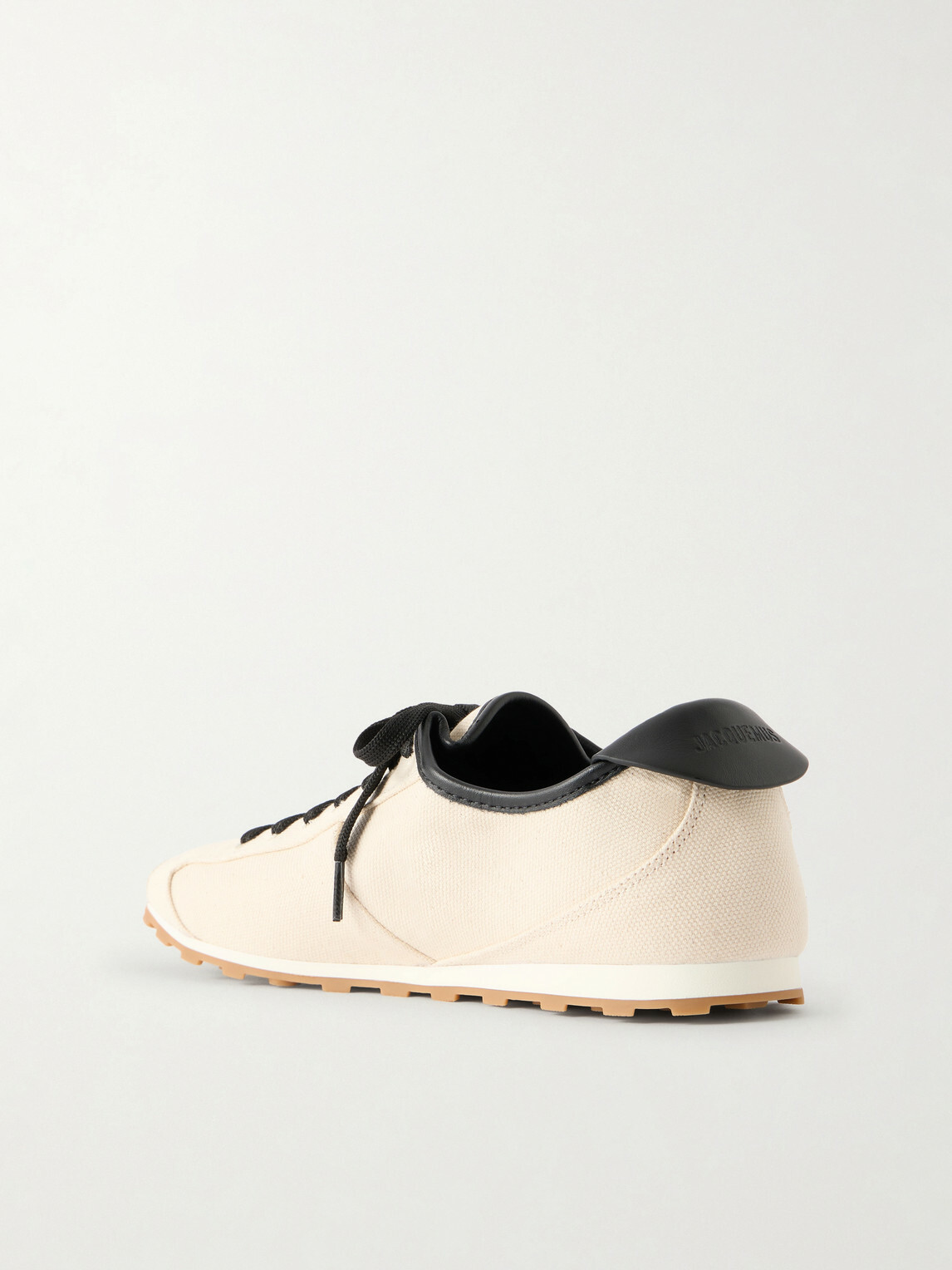 Jacquemus - Les Tennis Leather-Trimmed Canvas Sneakers - Neutrals