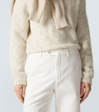 Loro Piana Carlo cotton-blend straight pants