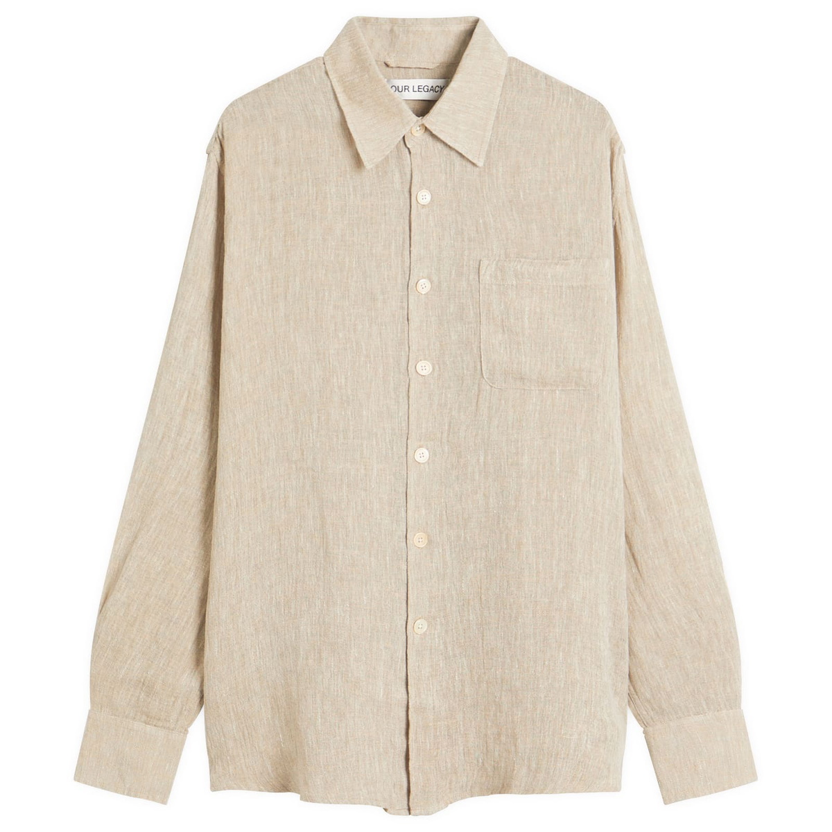 トップス OUR LEGACY ABOVE SHIRT Our Legacy - Above Shirt Black Fishnet Cloth