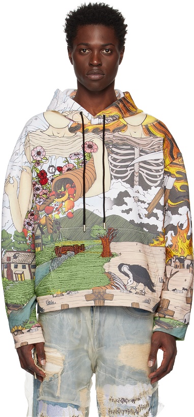 Photo: Who Decides War by MRDR BRVDO Multicolor Transition Hoodie