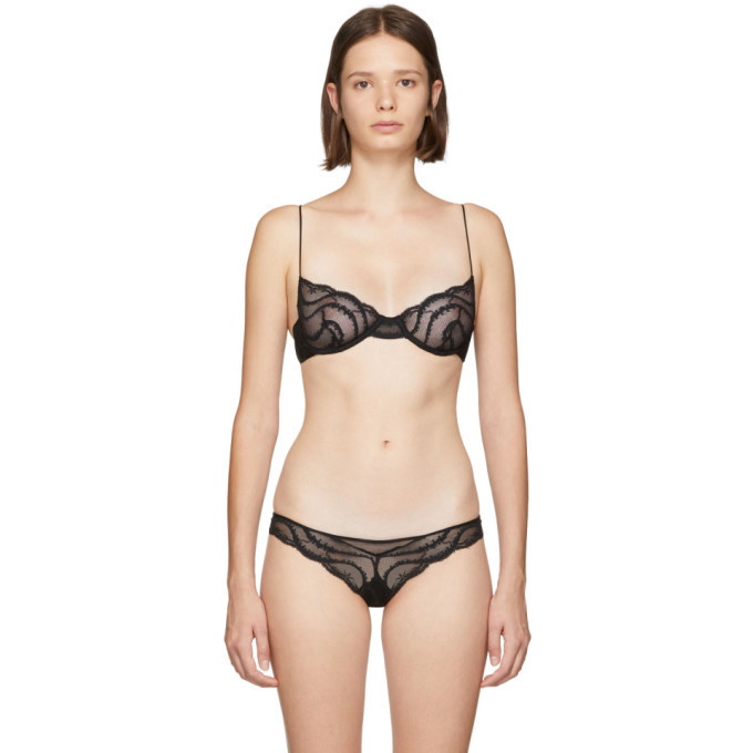 Photo: Kiki de Montparnasse Black Leche-Moi Demi Underwire Bra