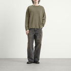 Our Legacy Men's Worn Slack Sweatshirt in Olive