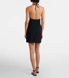 Hunza G Halterneck seersucker minidress