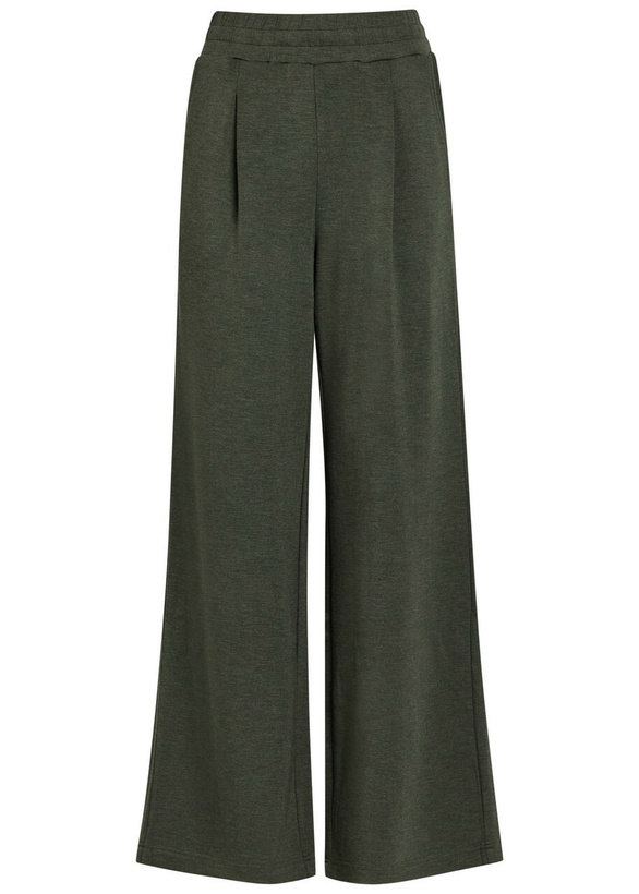 Photo: Varley The Extra Wide Leg 32 Stretch-jersey Sweatpants Olive