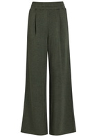 Varley The Extra Wide Leg 32 Stretch-jersey Sweatpants Olive