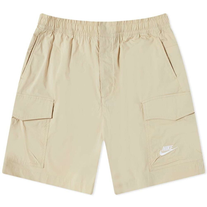 Photo: Nike Men's Woven Utility Shorts in Rattan/White