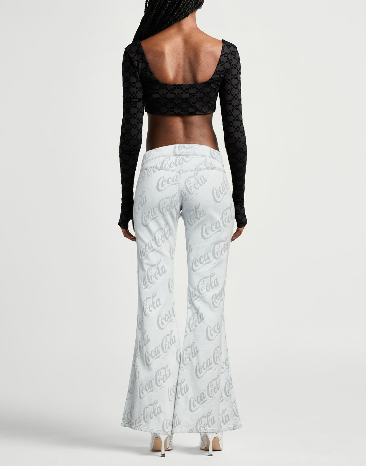 Erl Womens Pants Light in Grey